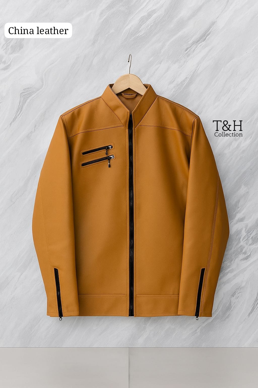 T&H Imported Leather Jacket for Men – Premium Stylish Winter Wear