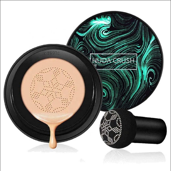 SUNISA Mushroom Head Foundation – Waterproof BB CC Cream with Air Cushion & Moisturizing Liquid Formula