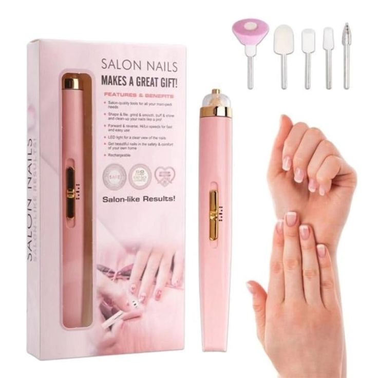 Professional Nail Salon Filer Kit – Electric Nail Drill & Manicure Tool Set