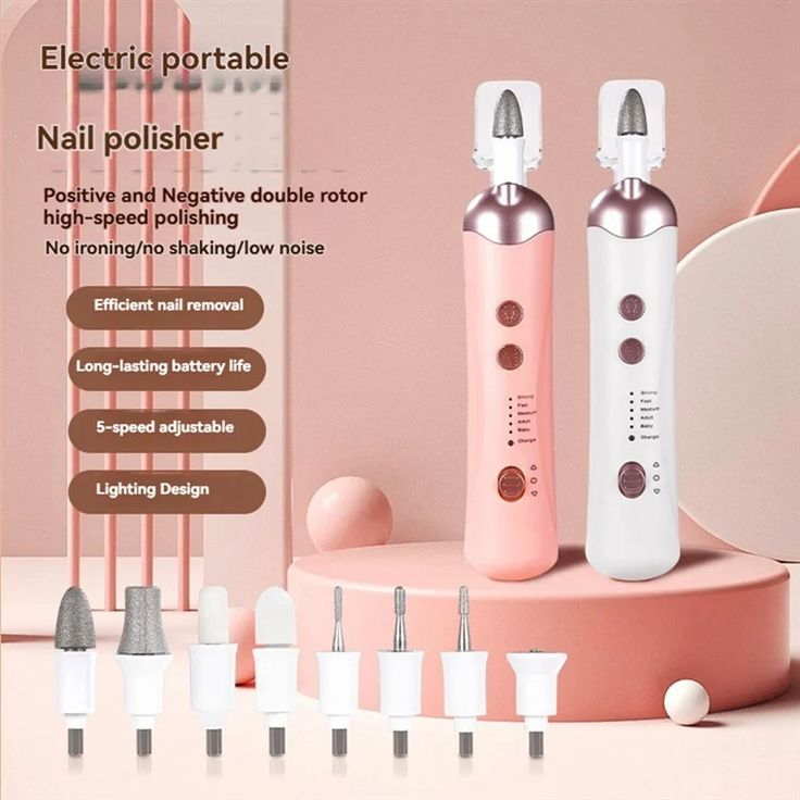 Professional Nail Salon Filer Kit – Electric Nail Drill & Manicure Tool Set