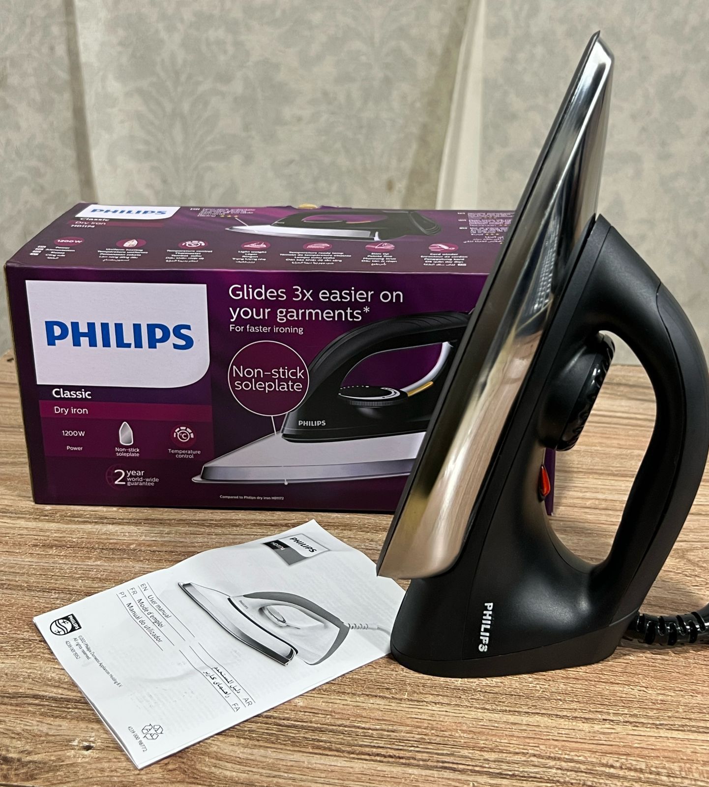 Philips DryIron Heavy Non-Stick Soleplate
