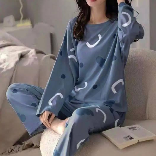 Women’s Jersey Night Suit | Soft & Comfy Sleepwear Set Restocked