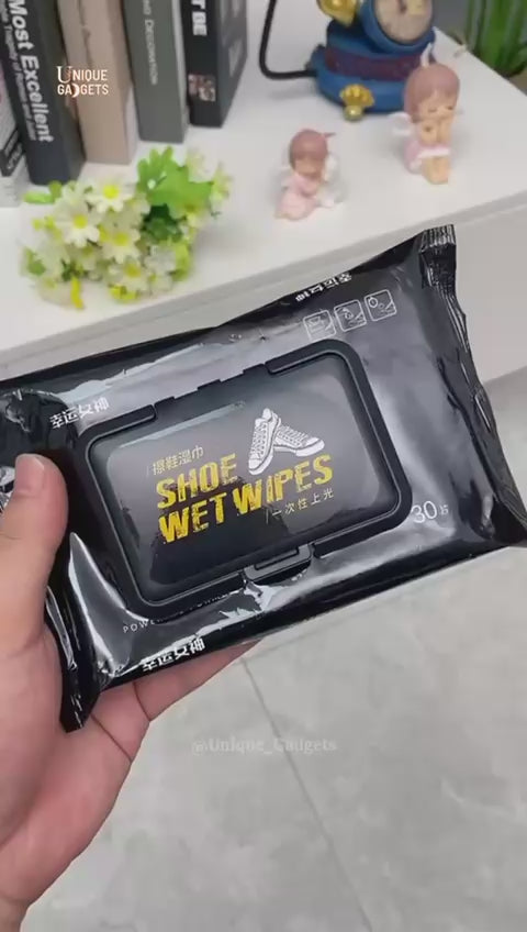 Shoe Shine Wipes – Instant Polish & Cleaner for Leather Shoes