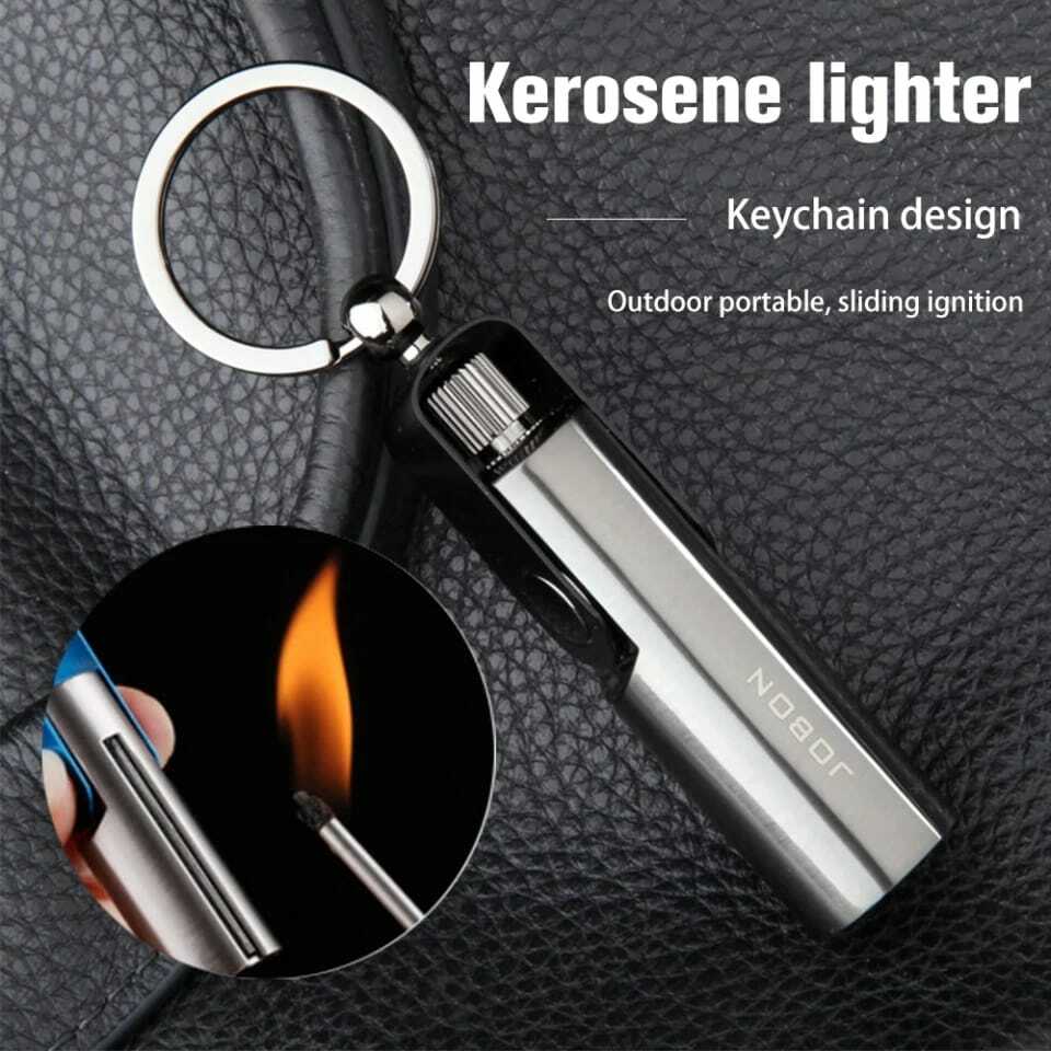 Fire Starter Flint Match Lighter Keychain – Emergency Survival Camping Gear